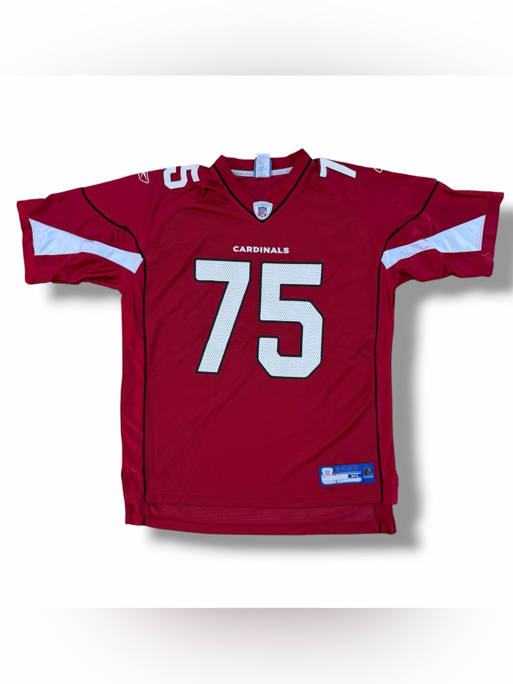 Vintage Reebok On Field Arizona Cardinals Levi Brown #75 Jersey Red Size XL NFL